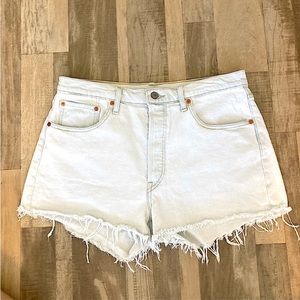 Levi's 501 Light Wash Premium Denim Cutoff
Jean Shorts